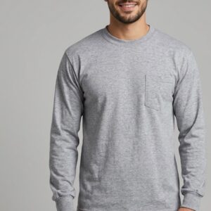 Bisiklet Gri Sweatshirt iki İplik Şardonlu
